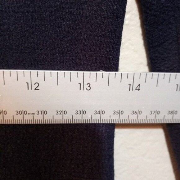 Young Woo Blue Asymmetrical Embroidered Collar Coat Dress XS - Picture 12 of 15